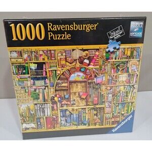 Ravensburger Puzzle Bizarre Bookshop 2 No. 80 369 New Sealed 1000 Piece